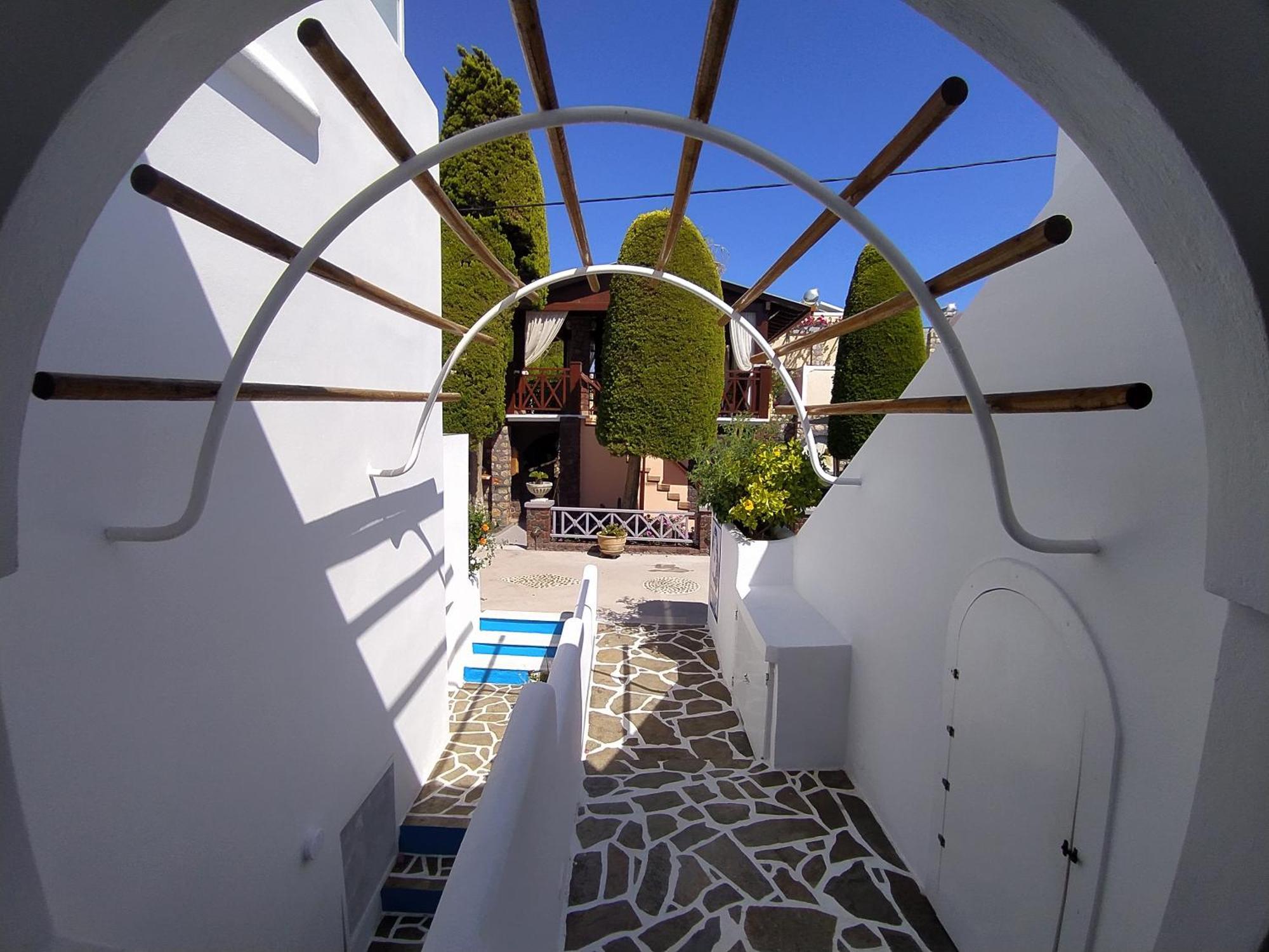 Chariot Apartments Santorini Kamári Rum bild